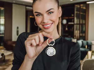 MG Designer Keyring Luxury Premium Metal Look